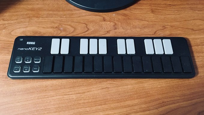 【KORG nanoKEY2 レビュー】MIDIキーボード不要派にもおすすめ