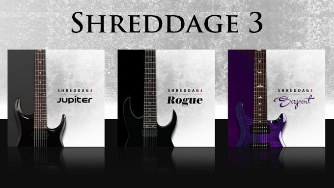 【7弦ギター音源】Shreddage 3 Jupiter / Rogue / Serpent をまとめて比較レビュー